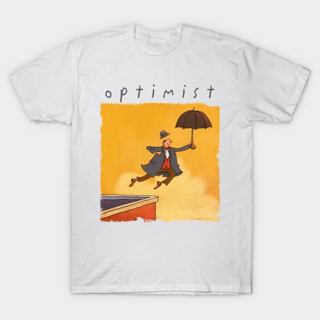 Optimist T-Shirt by drawboy